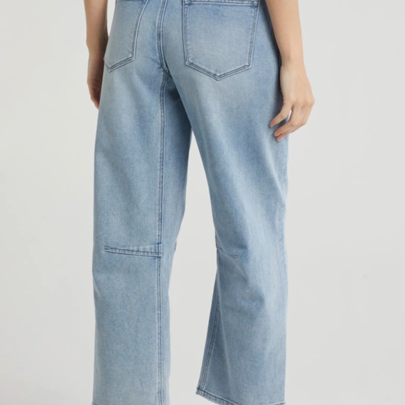 Baggy Porkchop Pocket Ankle Crop Jeans Size 27 - Picture 10 of 10